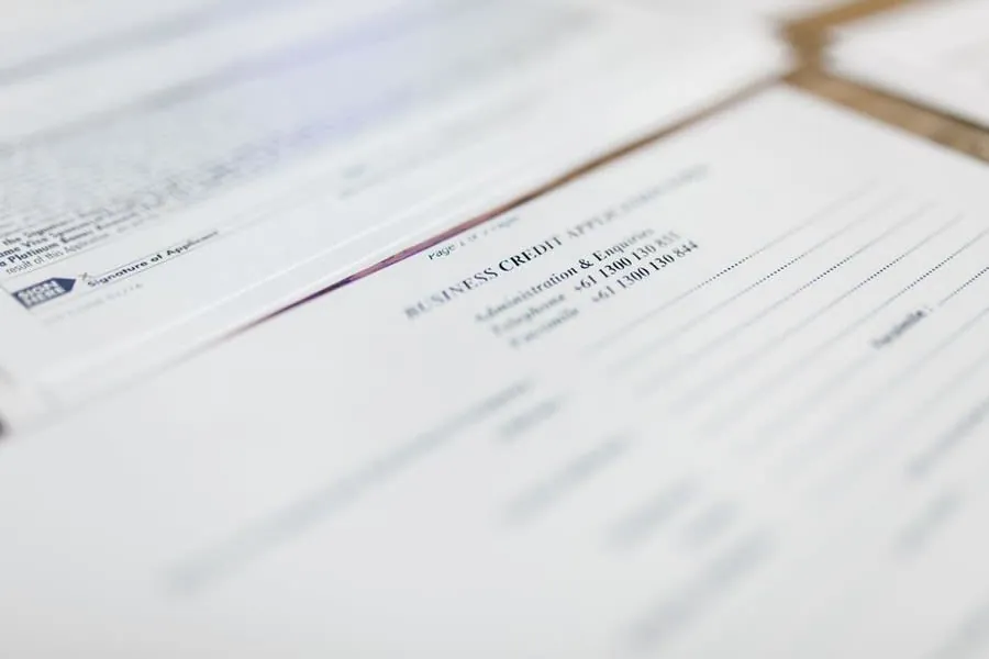 Planning application paperwork on a desk, for roof work in Croydon